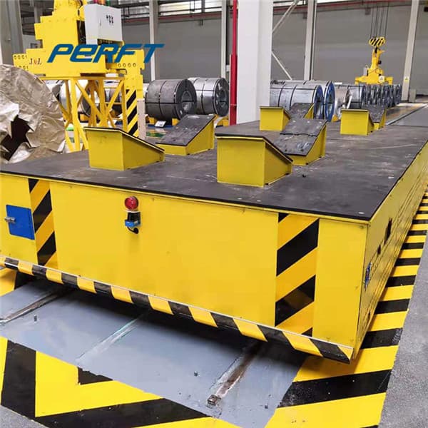 coil transfer trolley for warehouse handling 80 ton